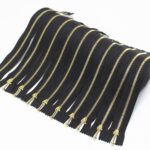 #3 Brass Metal Zipper - Closed End (Bulk Pack of 50 Pieces) - Image 3