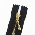#3 Brass Metal Zipper - Closed End (Bulk Pack of 50 Pieces) - Image 2