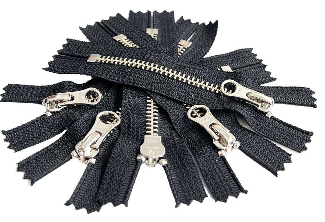il_1140xN.3857047563_dc4u #8 Metal Zipper Closed End 12" – Heavy-Duty Trousers, Skirt & Pocket Zipper, – Zipperwala - Image 1